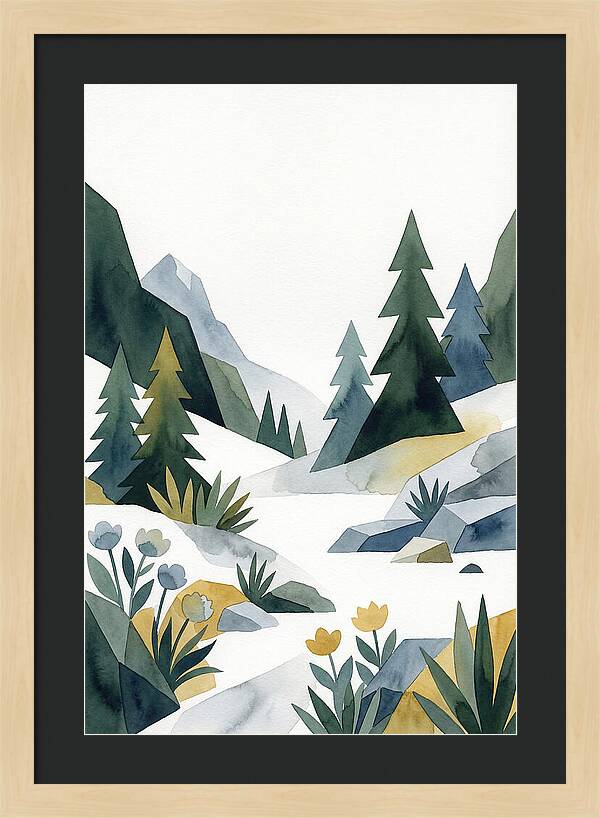 Mountain Bloom Tranquility