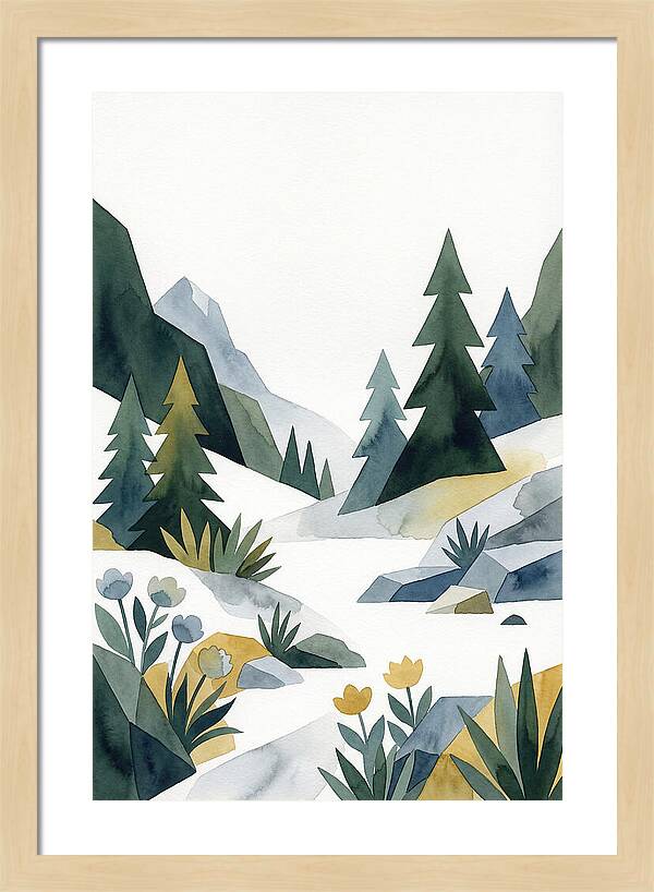 Mountain Bloom Tranquility
