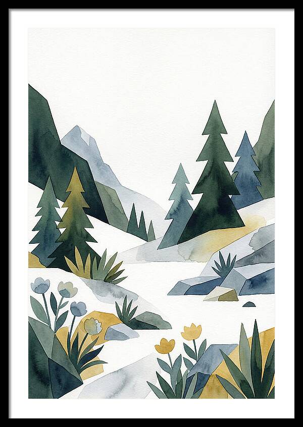 Mountain Bloom Tranquility