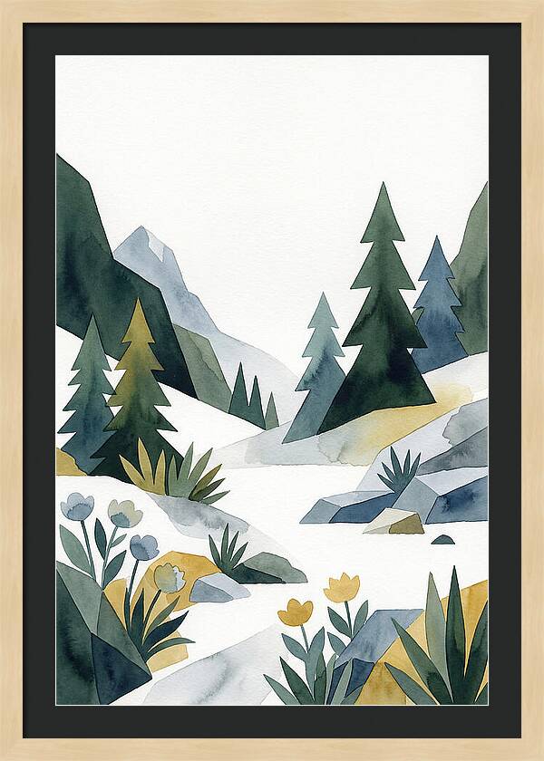 Mountain Bloom Tranquility