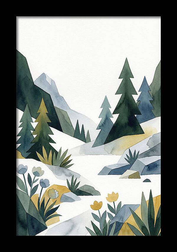 Mountain Bloom Tranquility