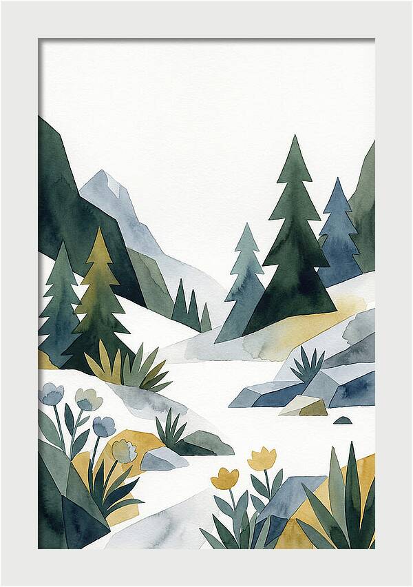 Mountain Bloom Tranquility