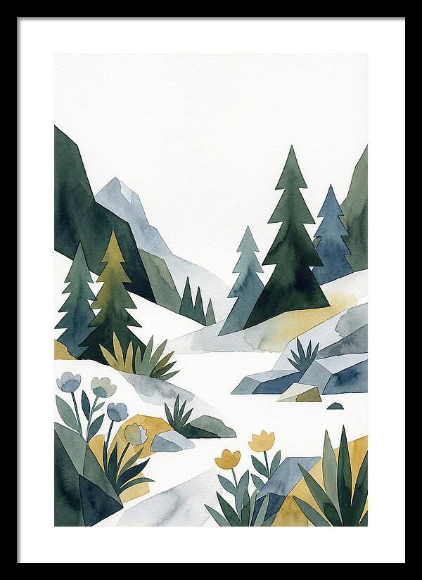 Mountain Bloom Tranquility