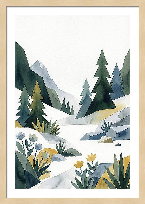 Mountain Bloom Tranquility