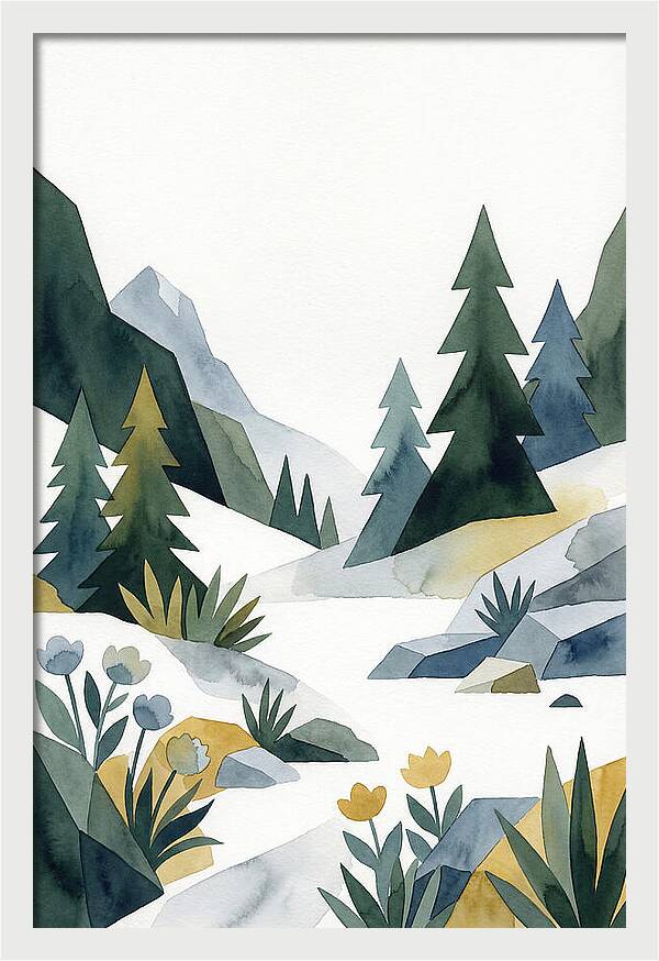 Mountain Bloom Tranquility