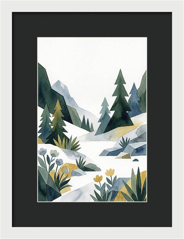 Mountain Bloom Tranquility