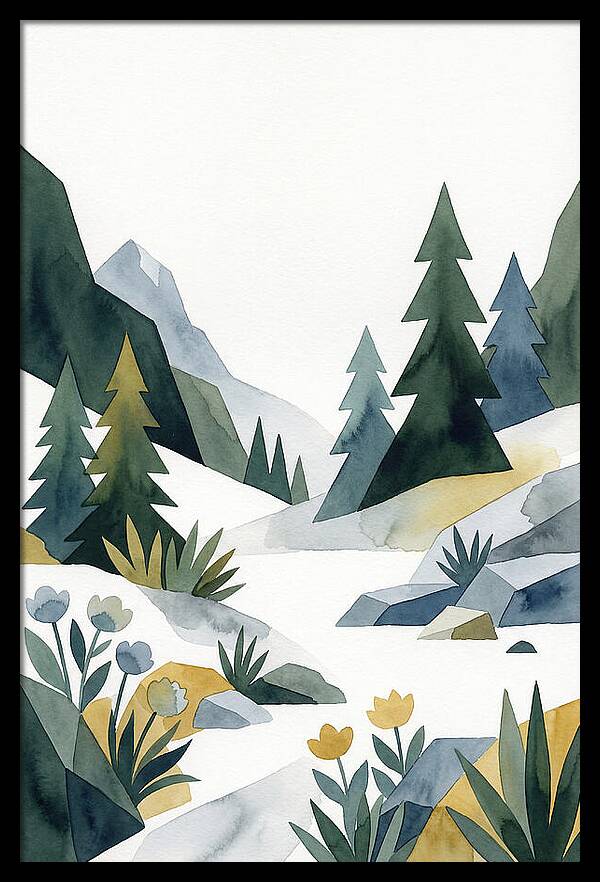 Mountain Bloom Tranquility