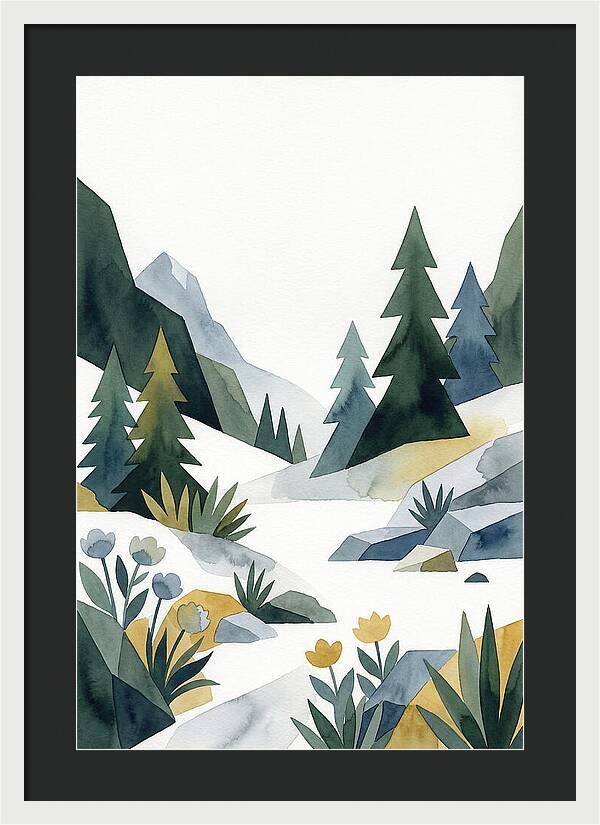 Mountain Bloom Tranquility