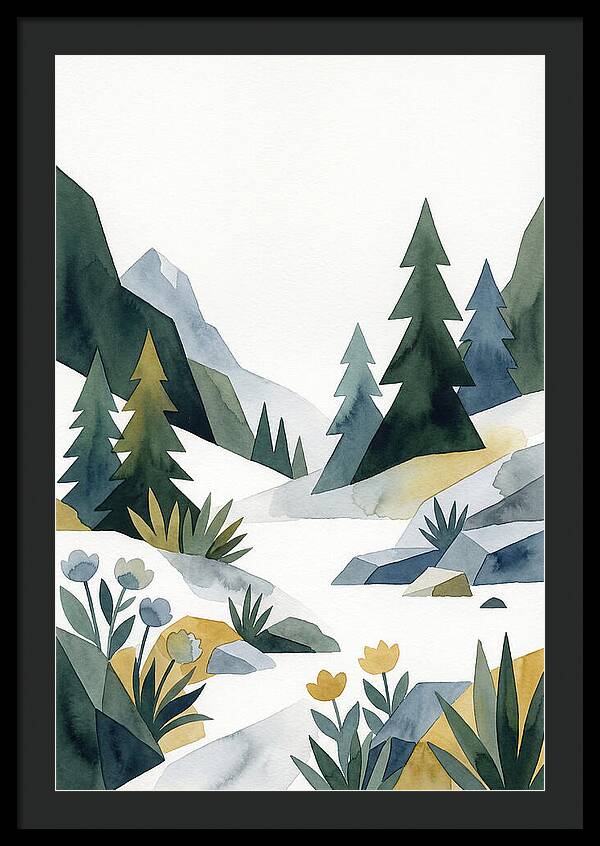 Mountain Bloom Tranquility