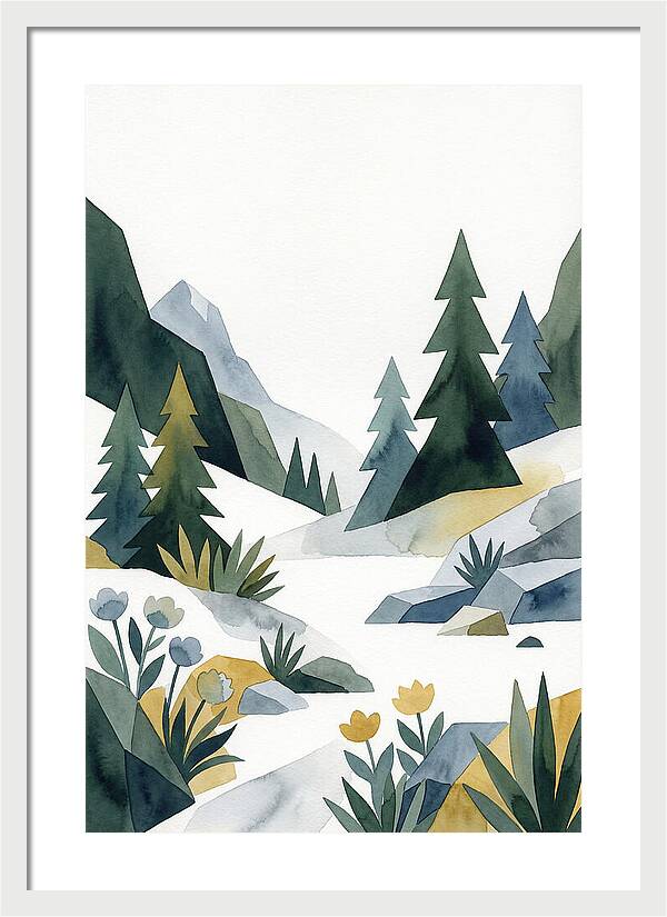 Mountain Bloom Tranquility
