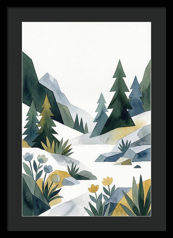 Mountain Bloom Tranquility