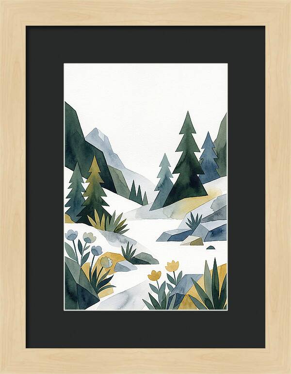 Mountain Bloom Tranquility