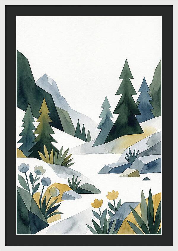 Mountain Bloom Tranquility