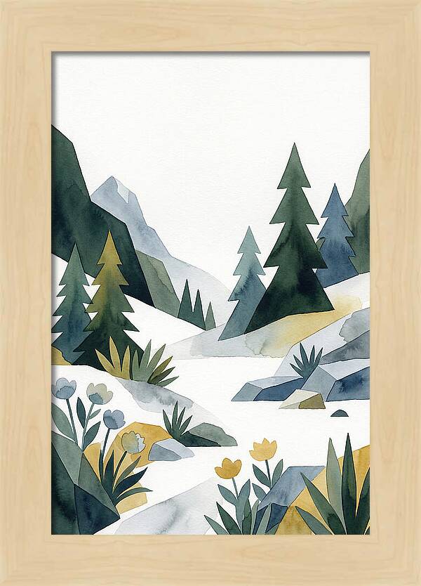 Mountain Bloom Tranquility