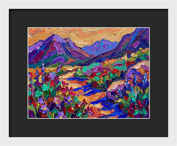 Mountain Blooms In Tranquil Harmony