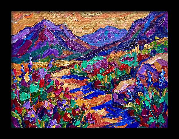 Mountain Blooms In Tranquil Harmony
