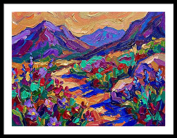 Mountain Blooms In Tranquil Harmony