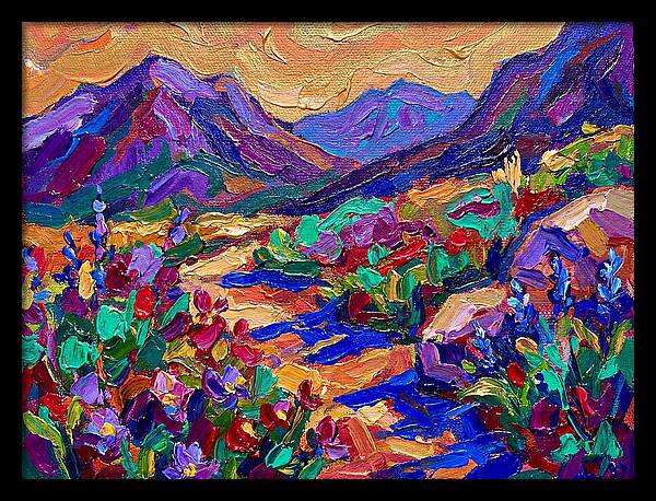 Mountain Blooms In Tranquil Harmony
