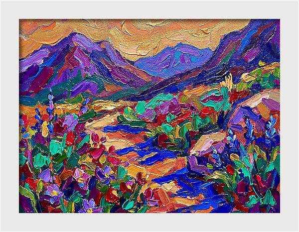 Mountain Blooms In Tranquil Harmony