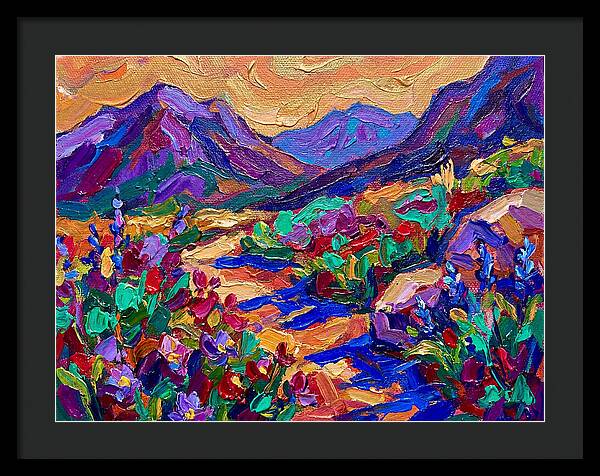 Mountain Blooms In Tranquil Harmony