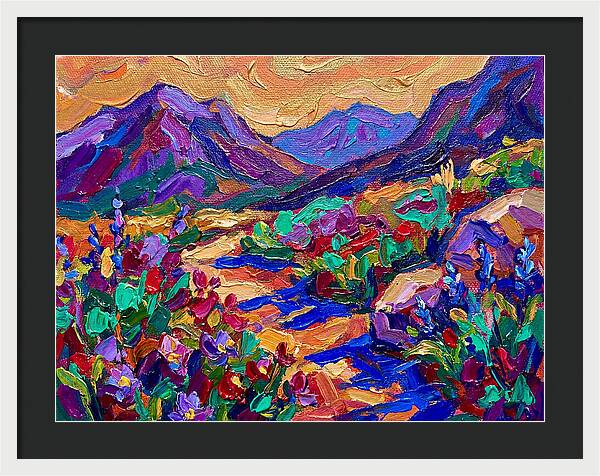 Mountain Blooms In Tranquil Harmony