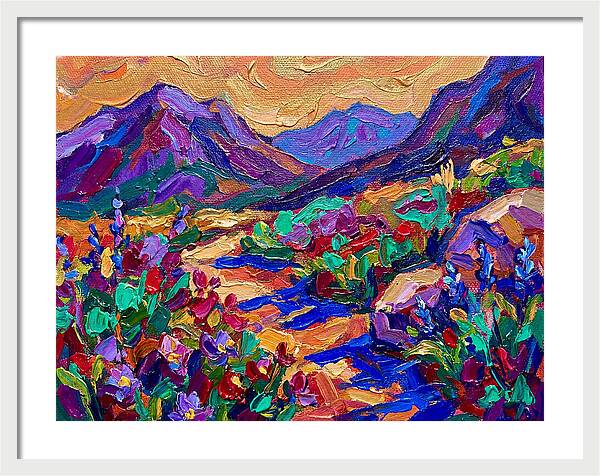 Mountain Blooms In Tranquil Harmony