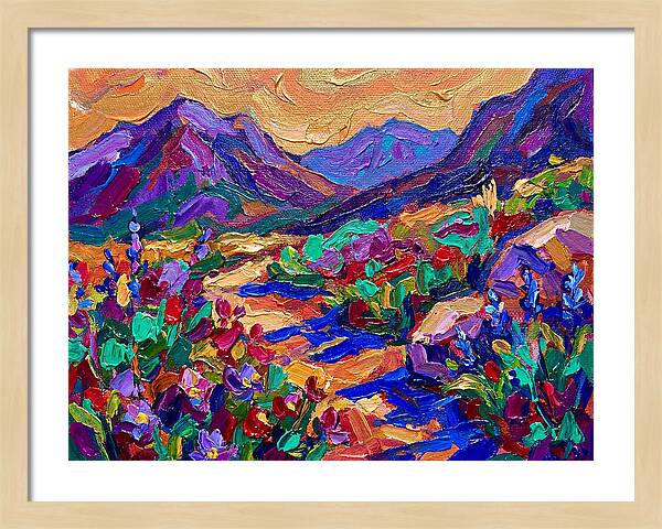 Mountain Blooms In Tranquil Harmony