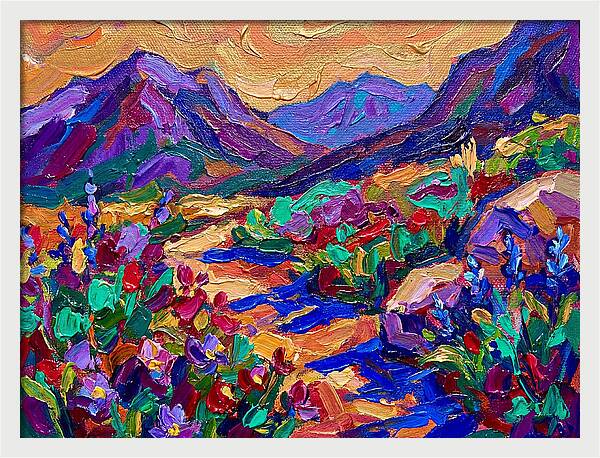 Mountain Blooms In Tranquil Harmony