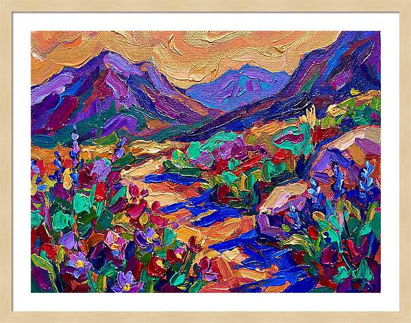 Mountain Blooms In Tranquil Harmony