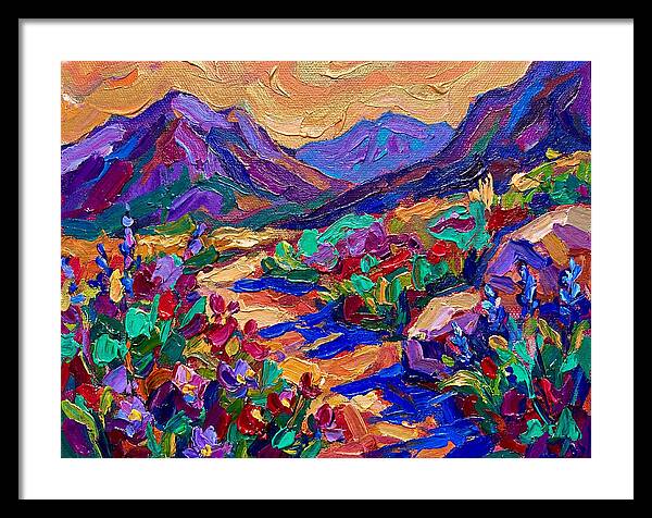 Mountain Blooms In Tranquil Harmony