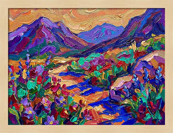 Mountain Blooms In Tranquil Harmony