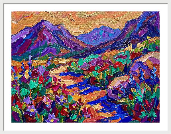 Mountain Blooms In Tranquil Harmony