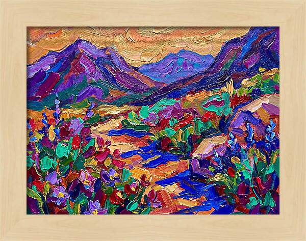 Mountain Blooms In Tranquil Harmony