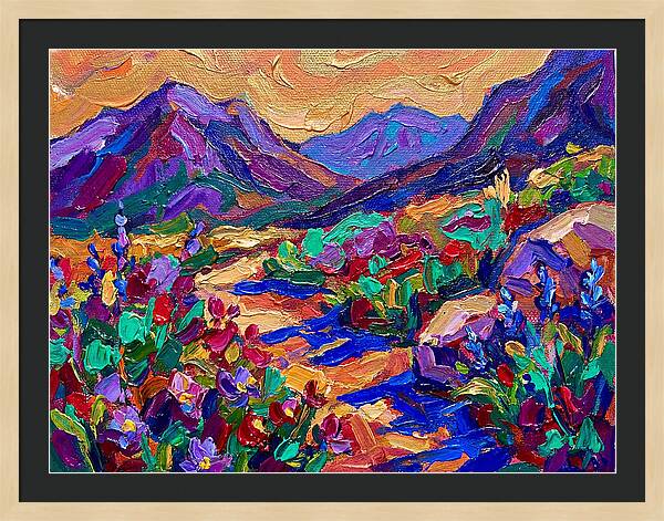 Mountain Blooms In Tranquil Harmony
