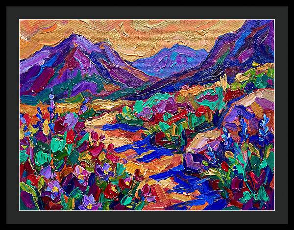 Mountain Blooms In Tranquil Harmony