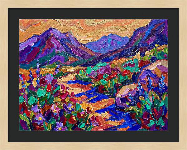 Mountain Blooms In Tranquil Harmony