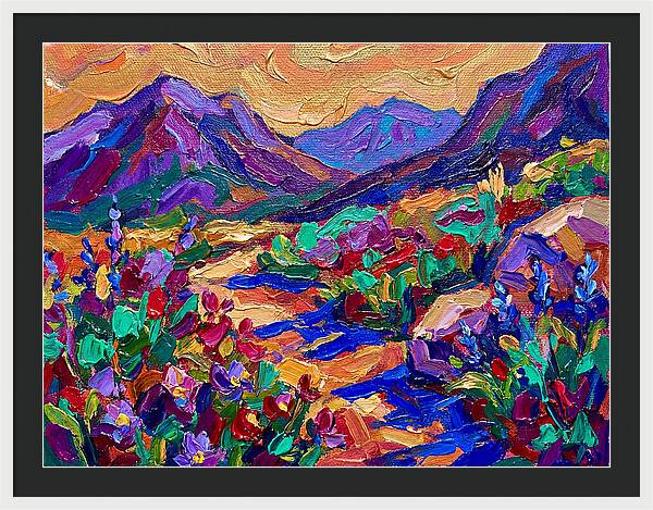 Mountain Blooms In Tranquil Harmony
