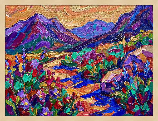 Mountain Blooms In Tranquil Harmony