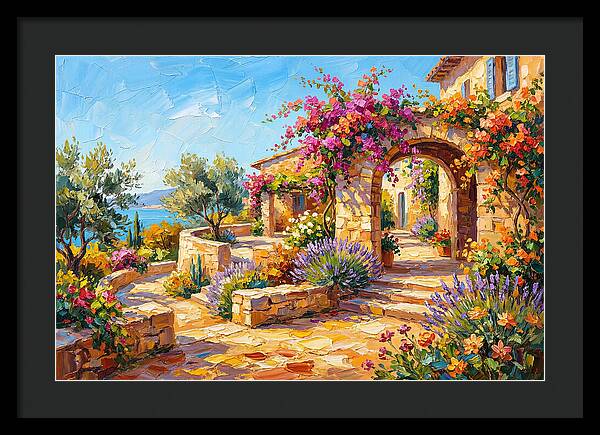 Mountain Blossoms In Tranquility