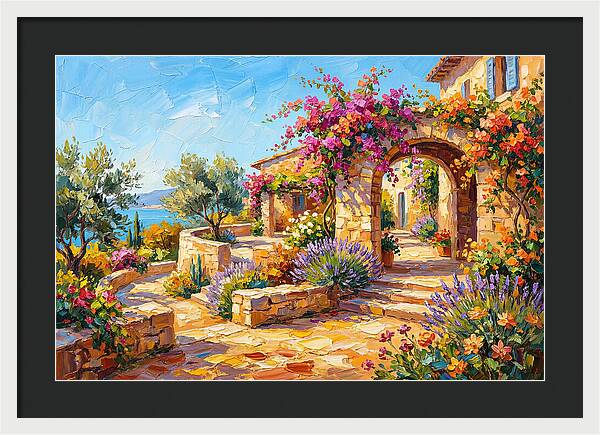 Mountain Blossoms In Tranquility