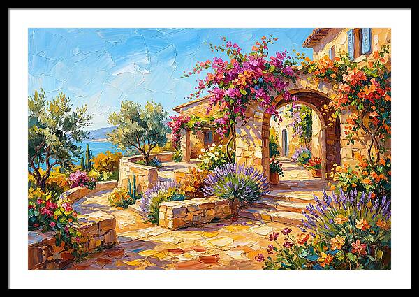 Mountain Blossoms In Tranquility