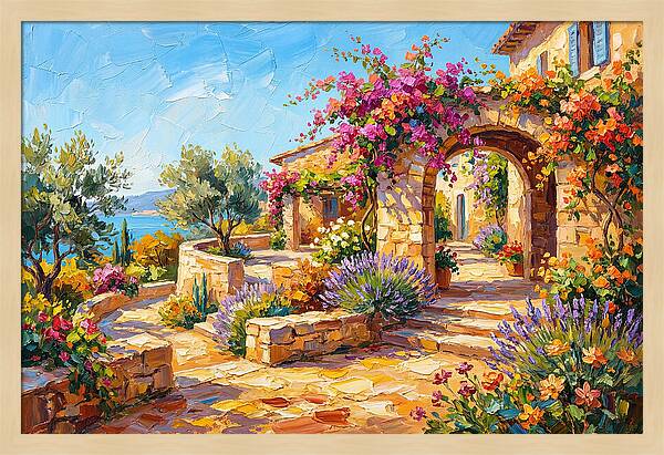 Mountain Blossoms In Tranquility