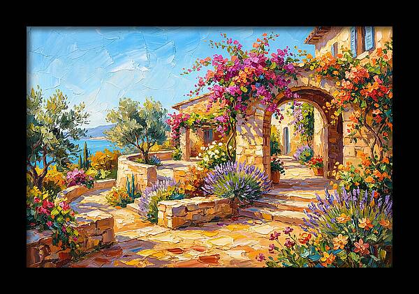 Mountain Blossoms In Tranquility