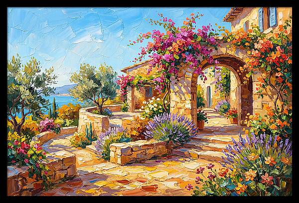 Mountain Blossoms In Tranquility