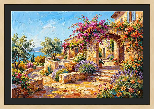 Mountain Blossoms In Tranquility