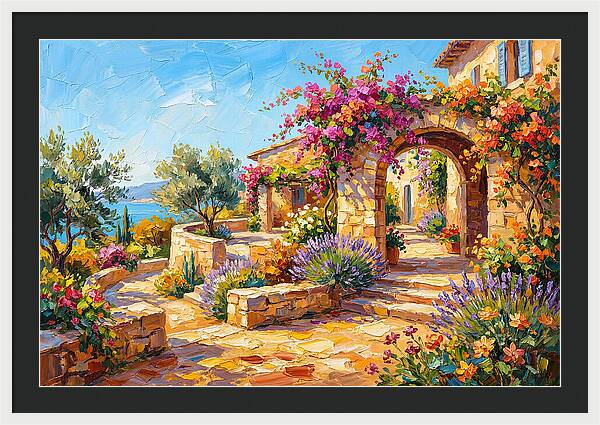 Mountain Blossoms In Tranquility