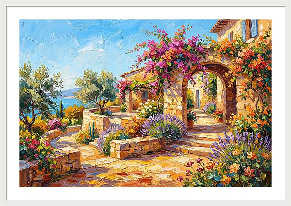 Mountain Blossoms In Tranquility