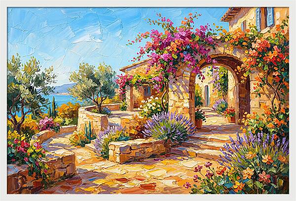 Mountain Blossoms In Tranquility