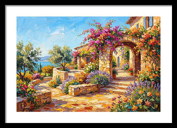 Mountain Blossoms In Tranquility