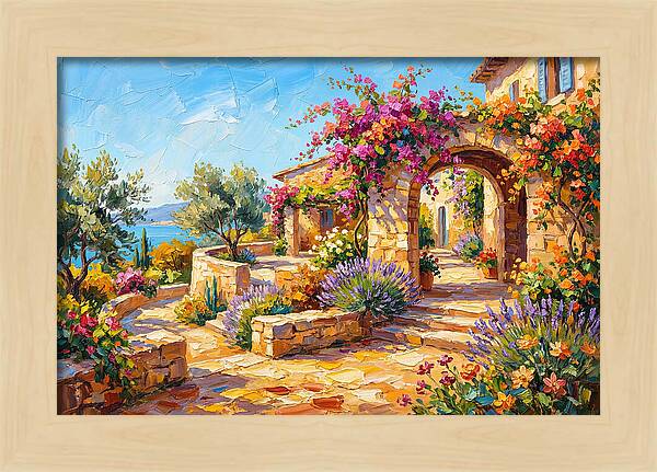 Mountain Blossoms In Tranquility